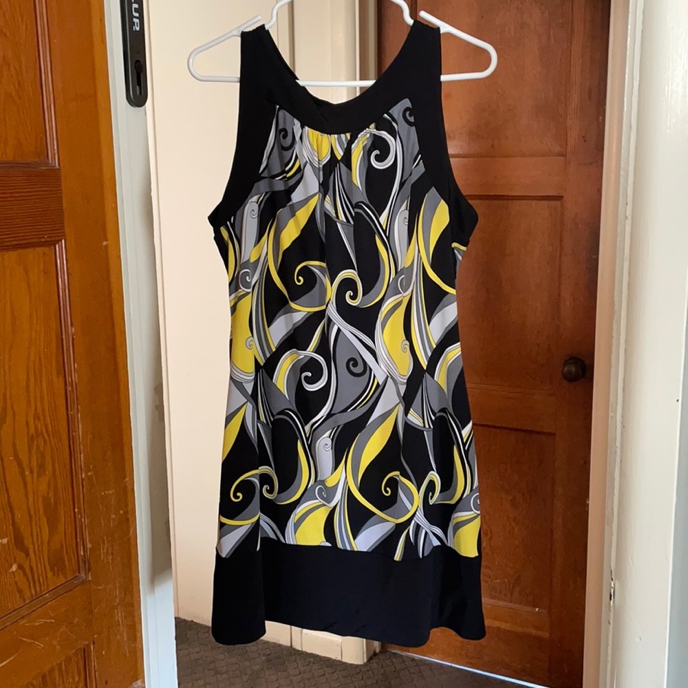 Multi Colored Mod Tank Dress